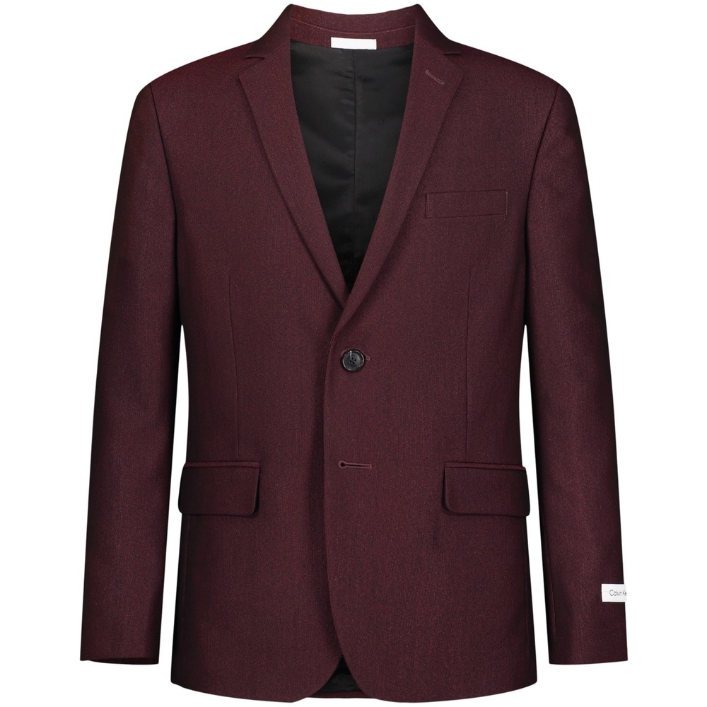 Calvin Klein Big Boys Slim-Fit‎ Stretch Cord Stripe Suit Jacket Size 10